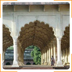 Arches, the Red Fort, Agra